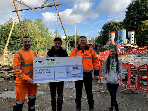 The Valley Project receiving donation